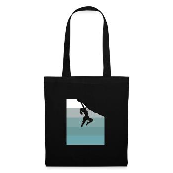 Retro Women's Rock Climbing Fan Bouldering - Tote Bag - black - Front