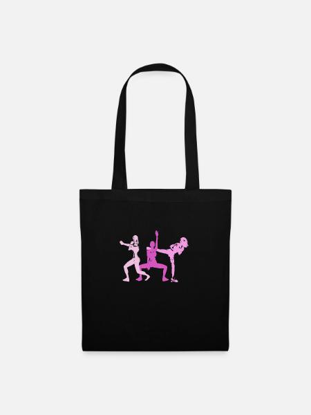 Piloxing, Pilates, gymnastik, Graffiti, Yoga - Stoffbeutel - Schwarz