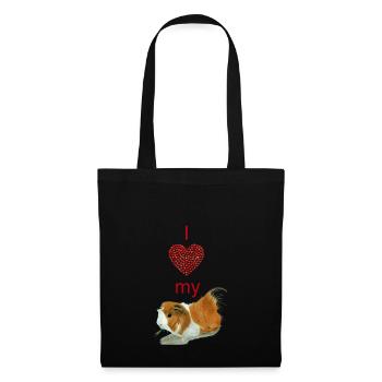 I love my guinea pig - Tote Bag - black - Front