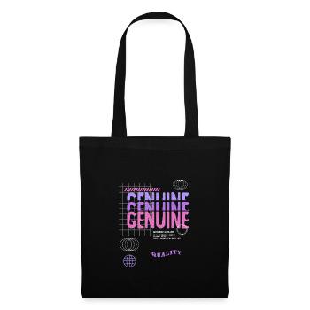 Genuine Streetwear - Stoffbeutel - Schwarz - Vorne