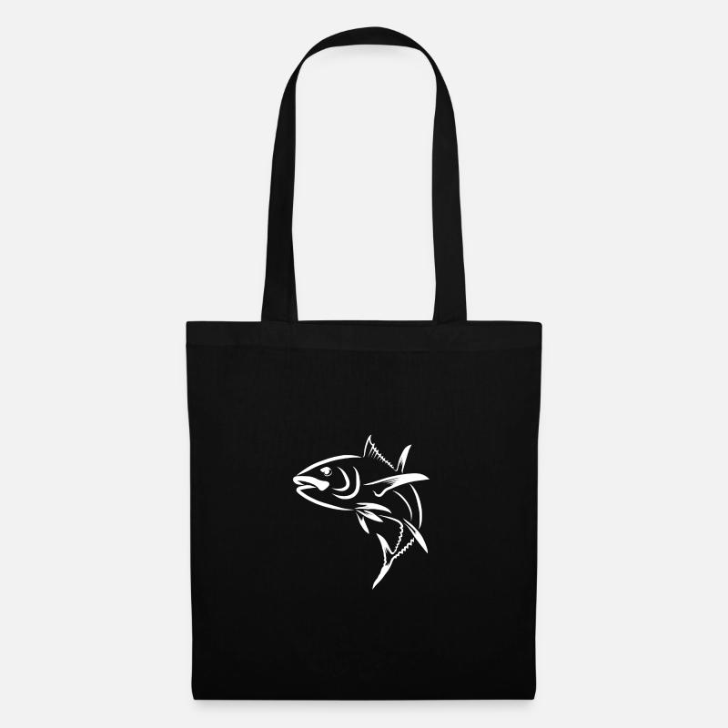 thon - Sac en tissu - noir