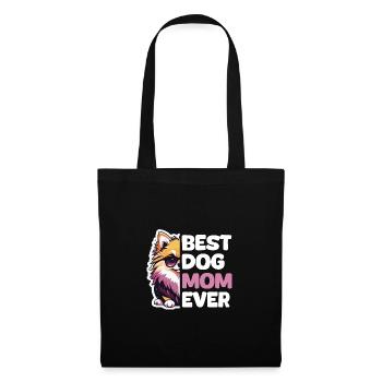 Best Dog Mom Ever - Pomeranian - Tote Bag - black - Front