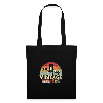 1986 Vintage Retro Birthday Gift - Tote Bag - black - Front