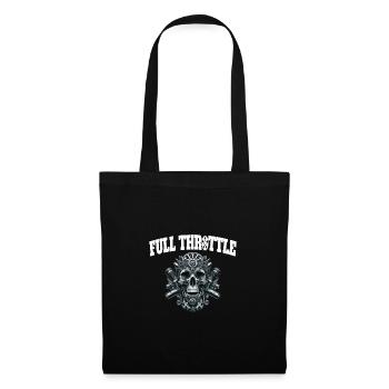 Vollgas - Full Throttle - Stoffbeutel - Schwarz - Vorne