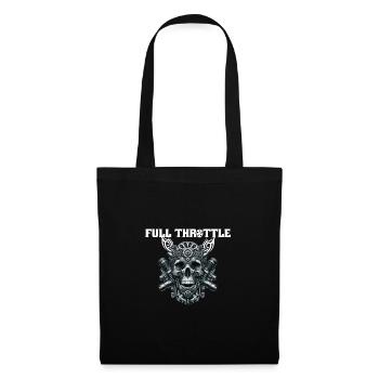 Vollgas - Full Throttle - Tote Bag - black - Front