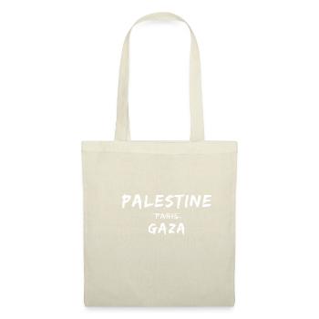 paris gaza - Sac en tissu - nature - Devant