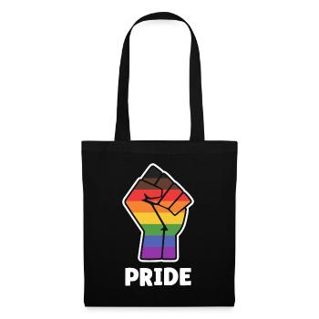 Pride Alternative Pride Fist Design pour l’égalité - Sac en tissu - noir - Devant