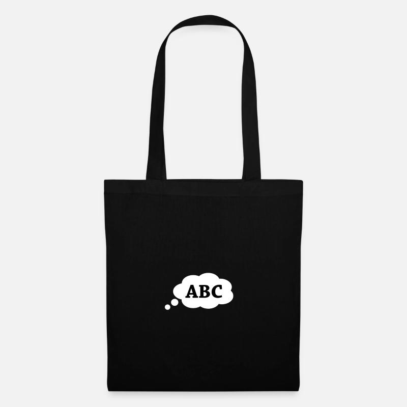 abc - Sac en tissu - noir