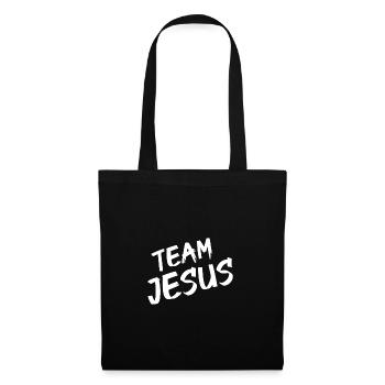 Équipe Jésus-Christ évangélique - Sac en tissu - noir - Devant