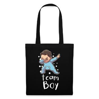 Gender Reveal Team Boy Baby Shower - Tote Bag - black - Front