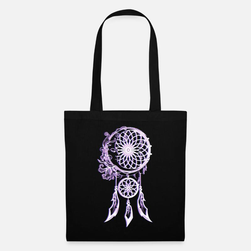 Indianer Heilung Symbol - Stoffbeutel - Schwarz