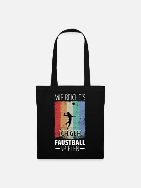 Faustball Faustballer Faustballspieler - Stoffbeutel - Schwarz