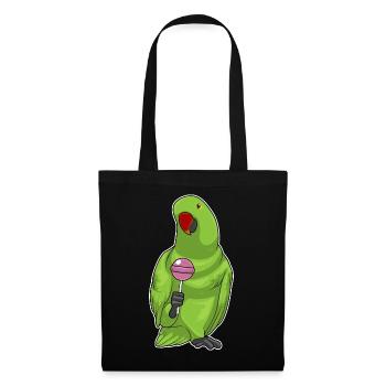 Parrot lollipop - Tote Bag - black - Front