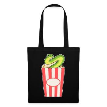 Snake Popcorn - Tote Bag - black - Front