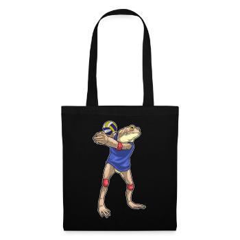 Frog Volleyball Player Volleyball - Tote Bag - black - Front