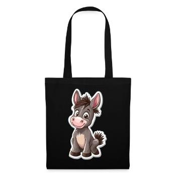 donkey - Tote Bag - black - Front