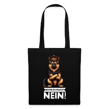 Before you ask German Shepherd Shepherds - Tote Bag - black - Front