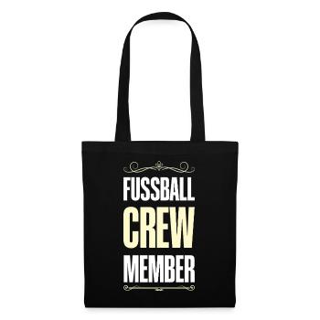 Fussball Crew - Stoffbeutel - Schwarz - Vorne
