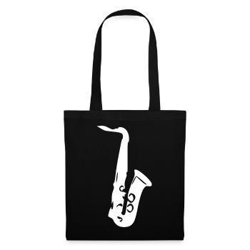 Saxophone Music Gift Musician - Tote Bag - black - Front