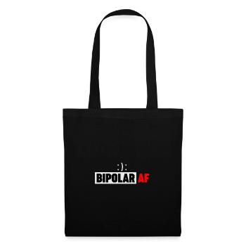 Trouble de santé mentale bipolaire AF - Sac en tissu - noir - Devant