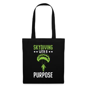 Paratroopers Skydiving Skydiving - Tote Bag - black - Front