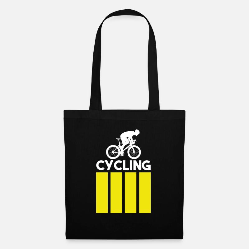 Cycling - Modern - Stoffbeutel - Schwarz