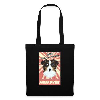 Best Australian Shepherd Mom Ever I Aussie Lover - Stoffbeutel - Schwarz - Vorne