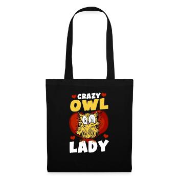 Ornithologist Love Birds Owl Lady Nocturnal Enthus - Tote Bag - black - Front