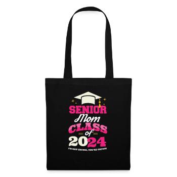 Classe de maman senior de 2024 Proud Mama Funny - Sac en tissu - noir - Devant