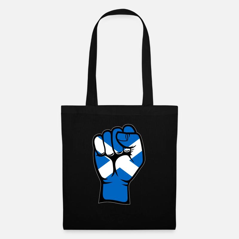 Drapeau de l’Ecosse poing main utilisé symbole - Sac en tissu - noir