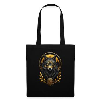 Medieval Wolf Gold - Tote Bag - black - Front