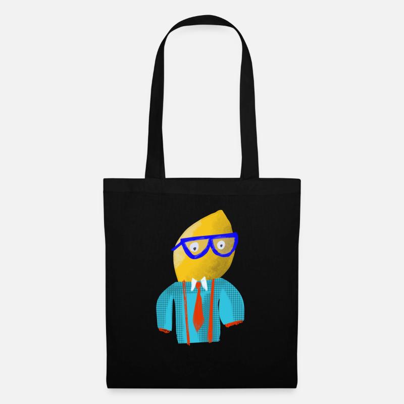 Mr Lemon Head - Tote Bag - black