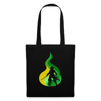 Drapeau pirate Pirate Bay Pirate - Sac en tissu - noir - Devant