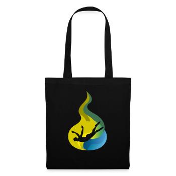 Swimmers Snorkeling Breaststroke - Tote Bag - black - Front