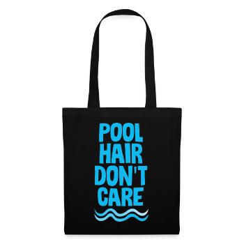 Piscine Cheveux Ne Pas Se Soucier 4 - Sac en tissu - noir - Devant