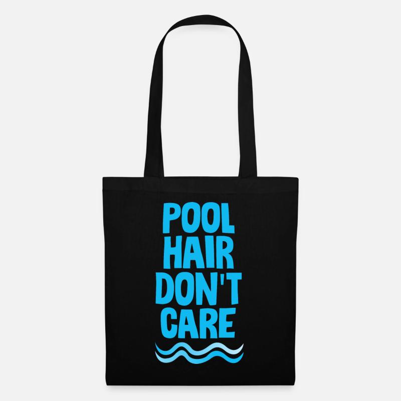 Pool Hair Don't Care 4 - Stoffbeutel - Schwarz