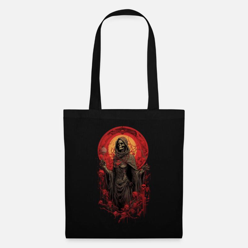 Lady Death Grim Reaper, - Tote Bag - black