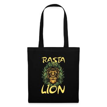 Rasta Lion Rastafari Gift - Tote Bag - black - Front