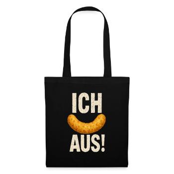 Lustiger Spruch Humor Ich Flip Aus Geschenkidee - Stoffbeutel - Schwarz - Vorne