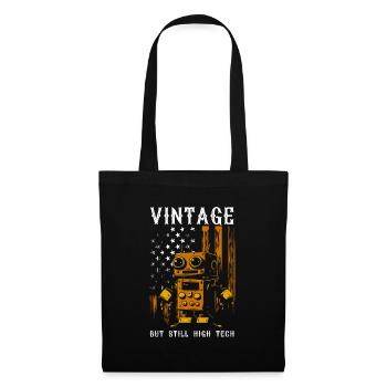 Robot Hobby Tin Companion - Sac en tissu - noir - Devant