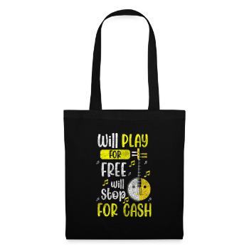 Tradition brass band music Musikverein Musicians - Tote Bag - black - Front