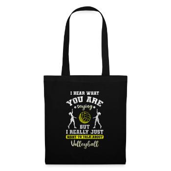 Volleyball Team Player Team Match - Tote Bag - black - Front