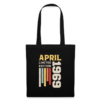 April 1969 - Birthday Gift April 1969 April - Tote Bag - black - Front