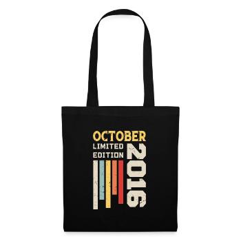 October 2016 - October 2016 Birthday Gift - Tote Bag - black - Front