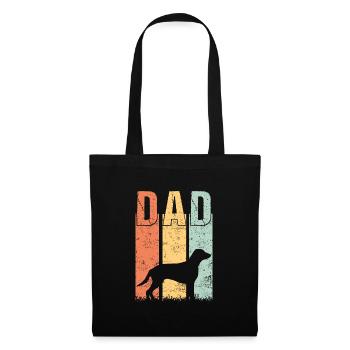 Curly Coated Retriever Dad Papa Master Dog Papa - Sac en tissu - noir - Devant