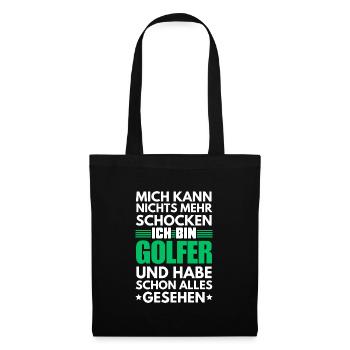 Non-shockable golfer - Tote Bag - black - Front