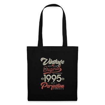 1995 vintage anniversary Born 1995 - Tote Bag - black - Front