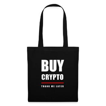 Buy crypto - Tote Bag - black - Front