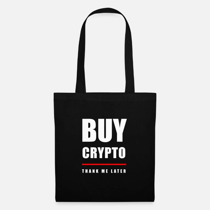 Buy Crypto - Stoffbeutel - Schwarz