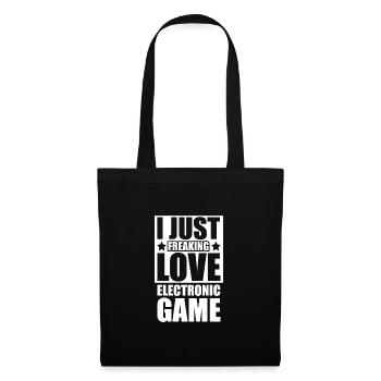 I Just Freaking Love Electronic Game Video Game Pl - Stoffbeutel - Schwarz - Vorne